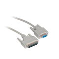 Quest Technology International Null Modem Cable, Cross-Wired - DB-25 (M) To DB-9( F), 6 Ft NCC-5406